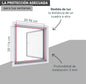 Windhager Mosquiteiro para janela com moldura "Pop-Up Screen", 100 x 120 cm