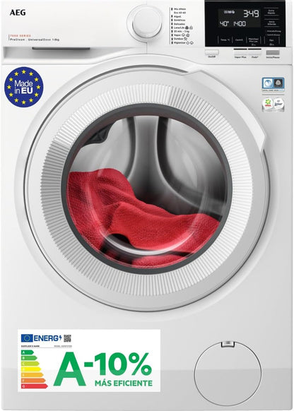 AEG LFR7184N2V, Máquina de Lavar de Carregamento Frontal 8 Kg,