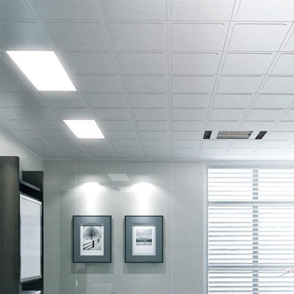 lâmpada de painel LED de 18 W, painel de iluminação embutida de LED quadrado com driver de LED, AC85-265V, tamanho do furo 200 mm (18W, branco frio)