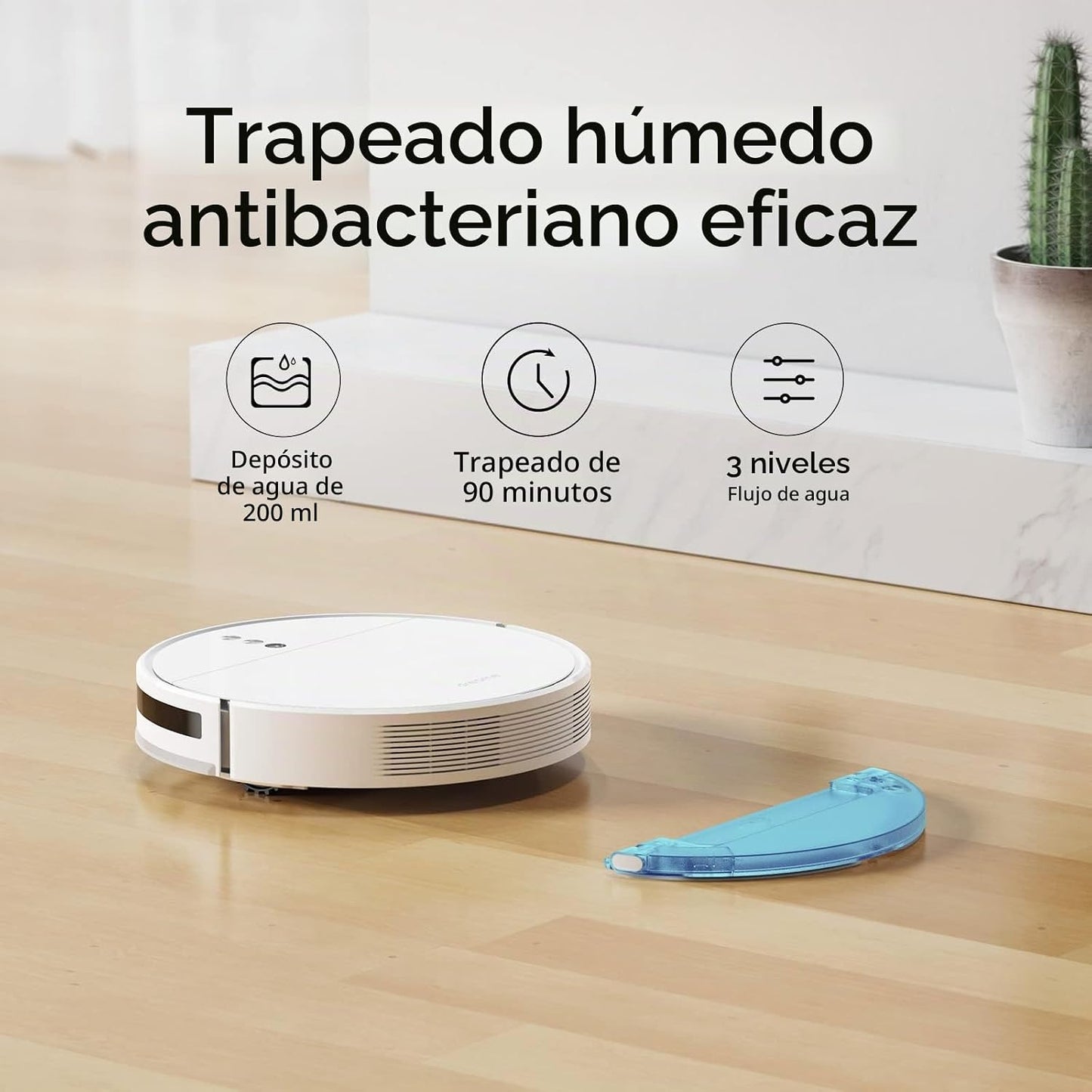Dreame F9 Robot aspirador e limpeza de chão 2 em 1, navegação inteligente, aspiração 2500 Pa recipiente 600 ml,
