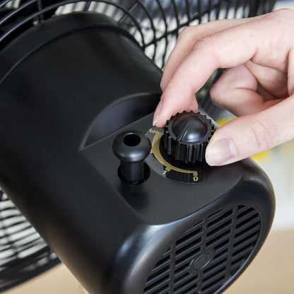 Cecotec Ventoinha de pé EnergySilence 600 Woodstyle. 50 W, acabamento em madeira, diâmetro de 16" com 4 pás, 3 velocidades, oscilação, altura ajustável, máxima segurança
