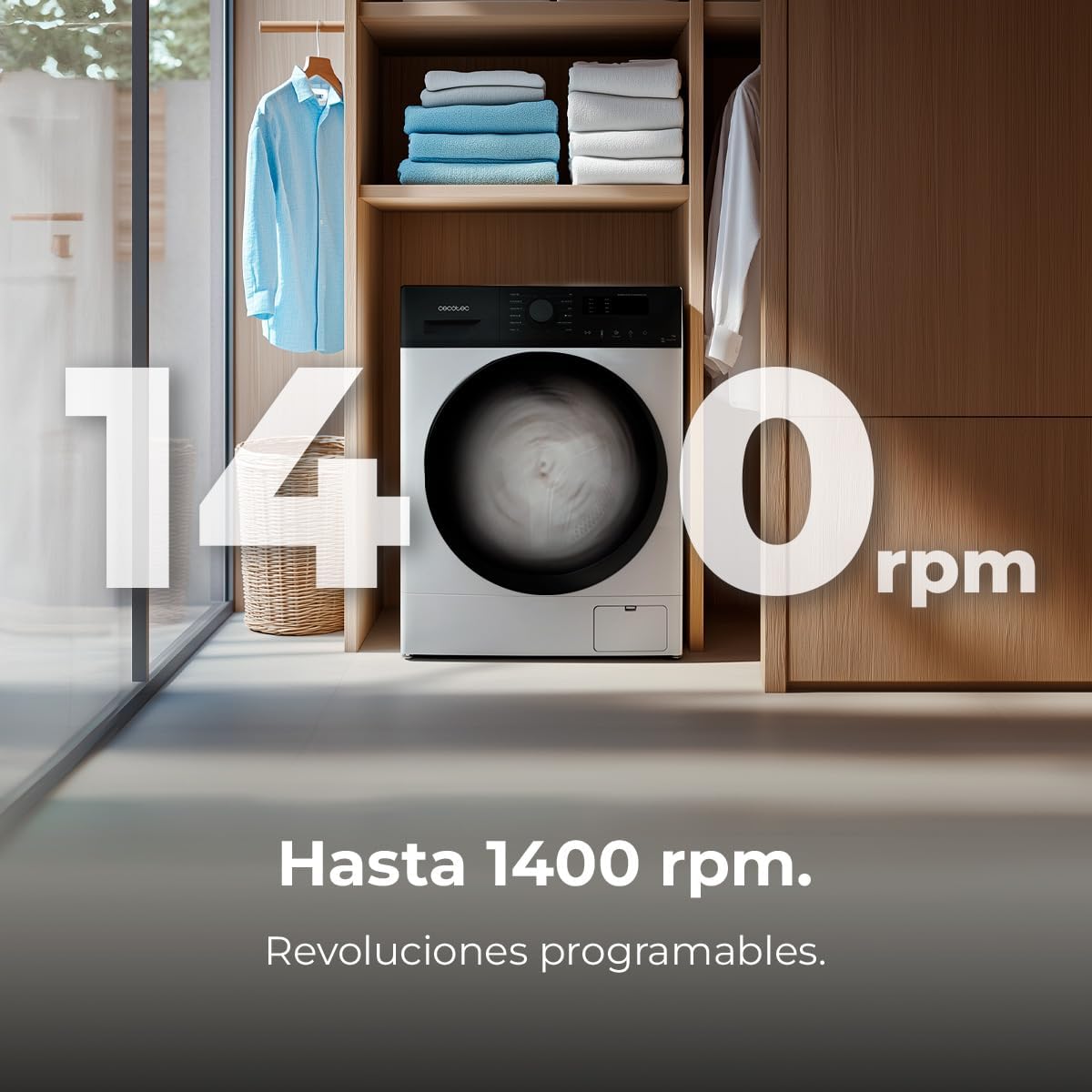 Cecotec Máquina de Lavar e Secar Combinada de 7 Kg
