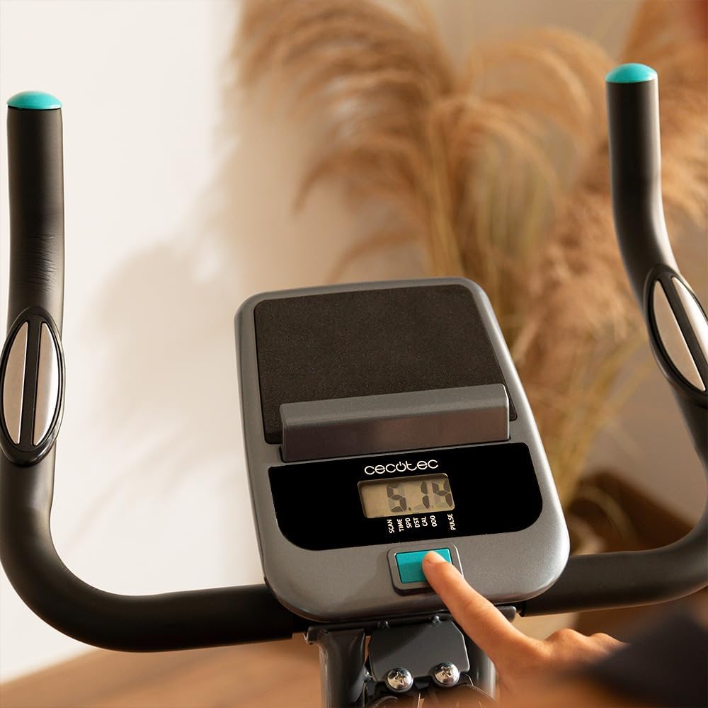 Cecotec Bicicletas Estáticas Plegables con Volante de Inercia de 1,5-2,5-3Kg.