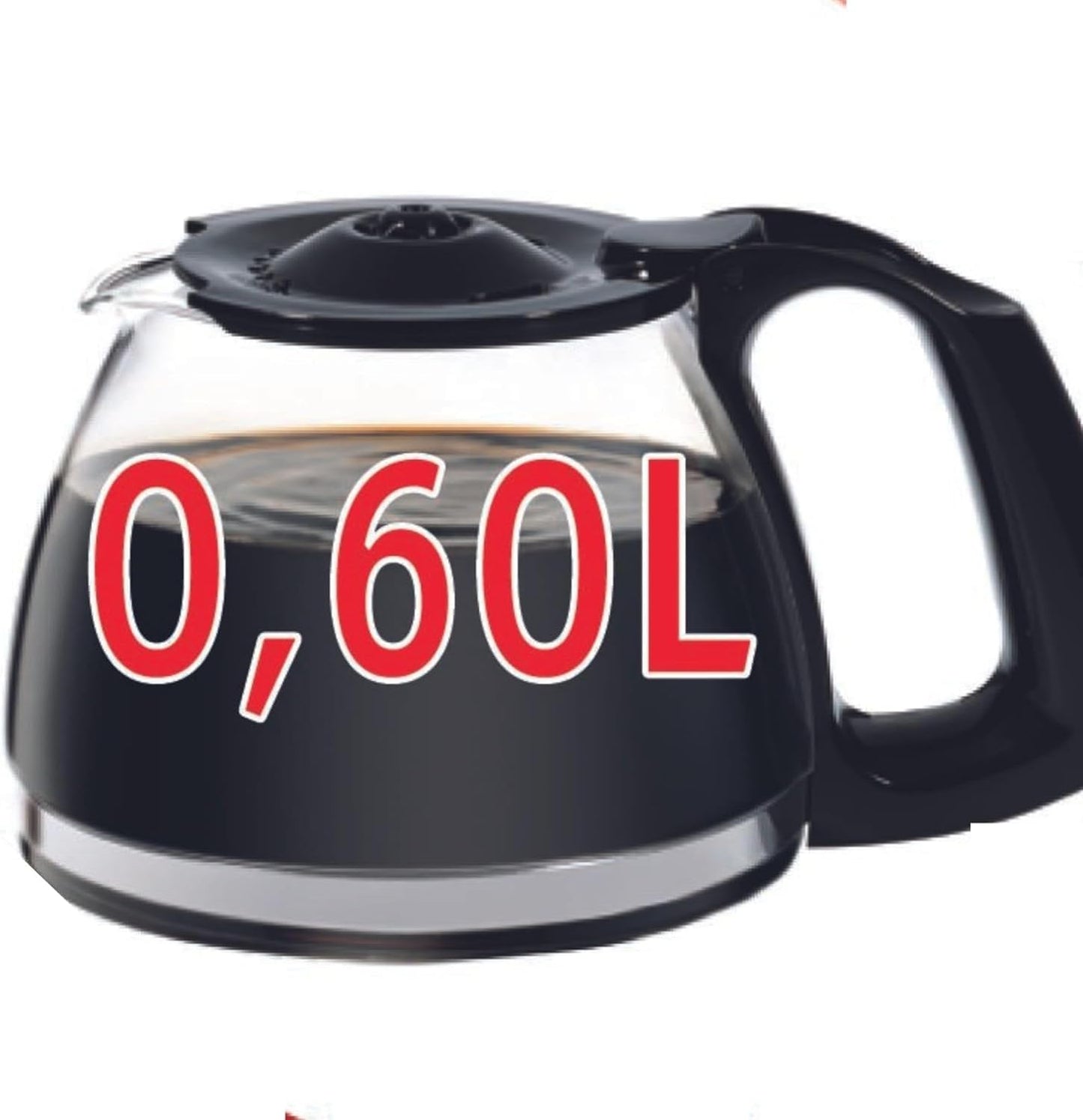 Moulinex Principio FG1528 - Cafeteira de filtro 600 W de 0,6 L com função Auto-off e sistema antigotejamento, plástico, cor preto | Capacidade de 6 chávenas, luz indicadora, função Auto Off, anti-gotejamento, peças aptas máquina de lavar louça, FG1528