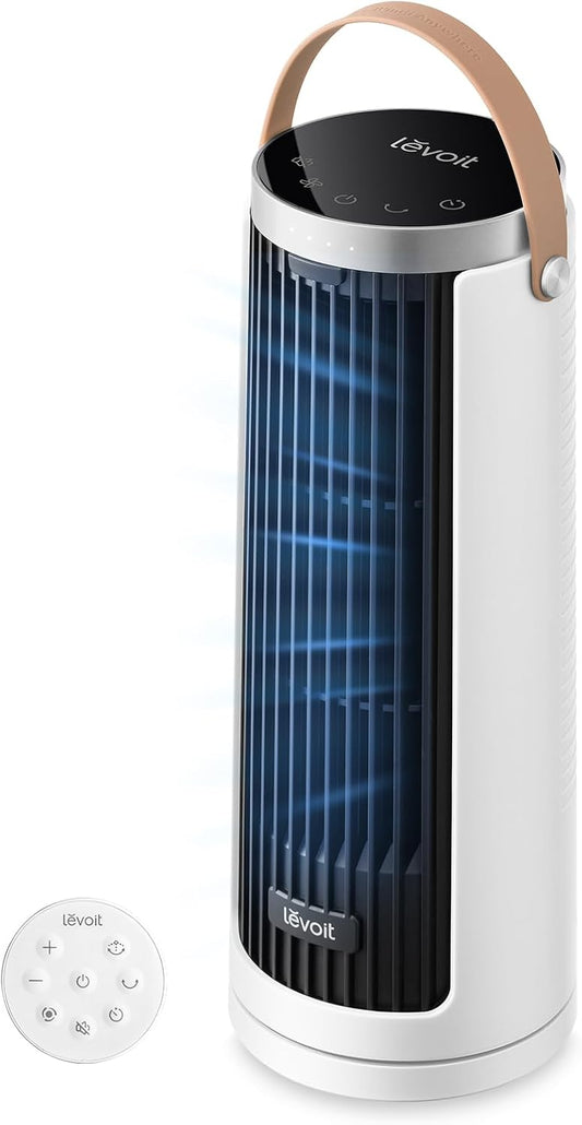 Levoit Ventoinha de torre 7 m/s, 20dB, 5 velocidades, LTF-F132, branco
