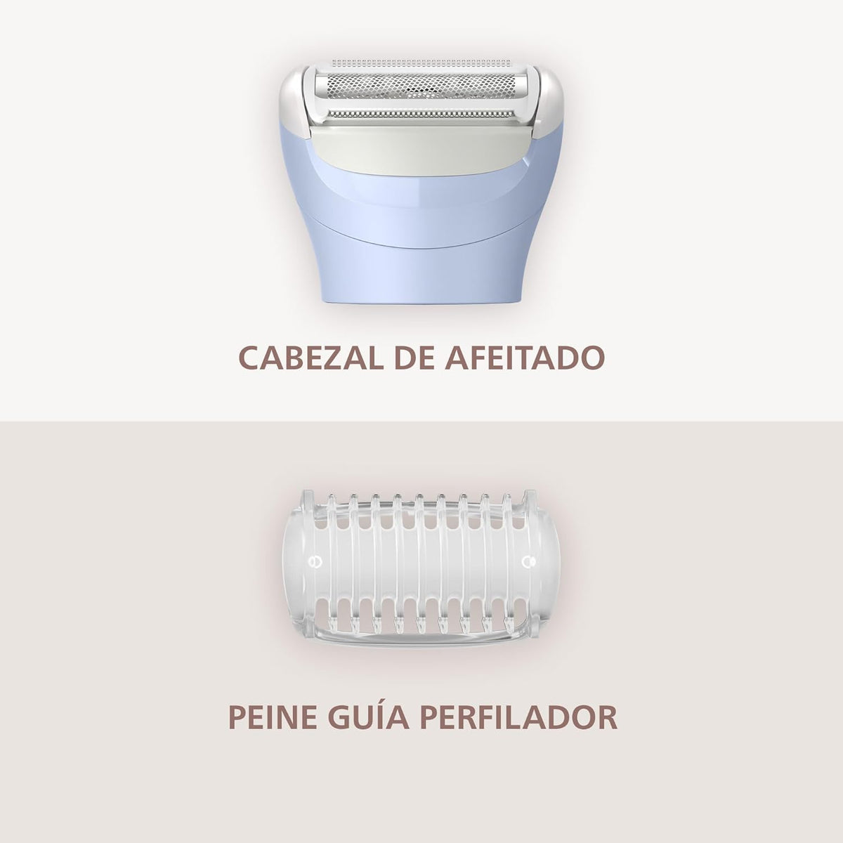 Philips Série 6000 - Máquina de barbear sem fio para uso a seco e molhado, sistema de 3 lâminas, para as pernas e o corpo, 80 minutos de autonomia, Modelo BRL127/00