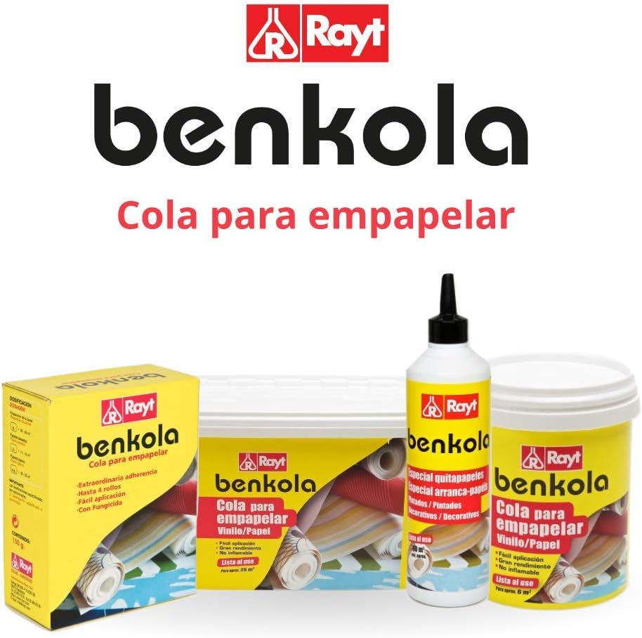 Rayt 1760-85 Benkola papel vinil: Cola de papel de parede.