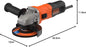 BLACK+DECKER Rebarbadora angular compacta com cabo de 15 mm 710 W, BEG010-QS,