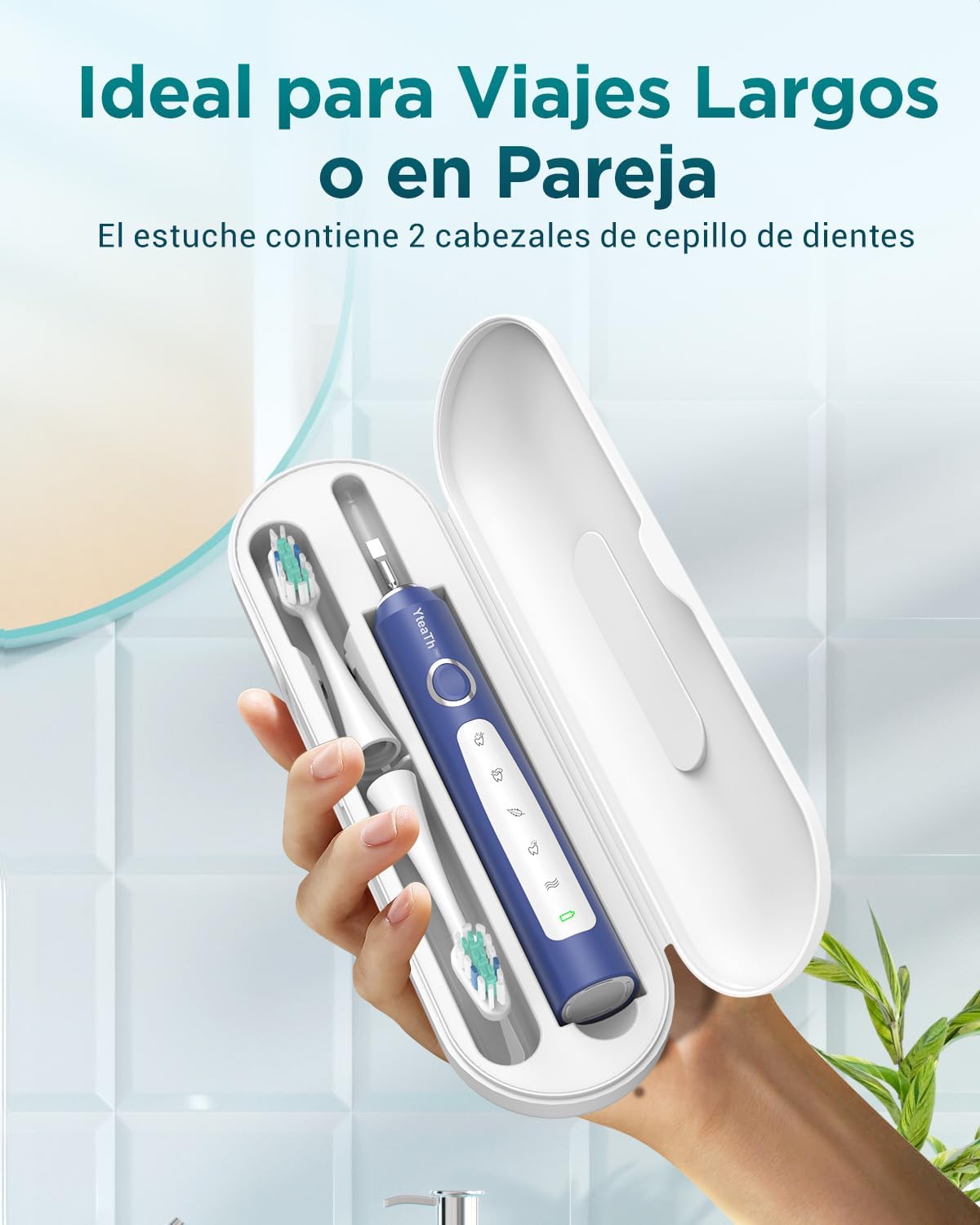 Escova de Dentes Elétrica Sônica para Homens