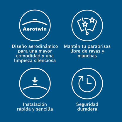 Bosch Aerotwin AP 26 U Limpador de pára-brisas frontal, 650 mm