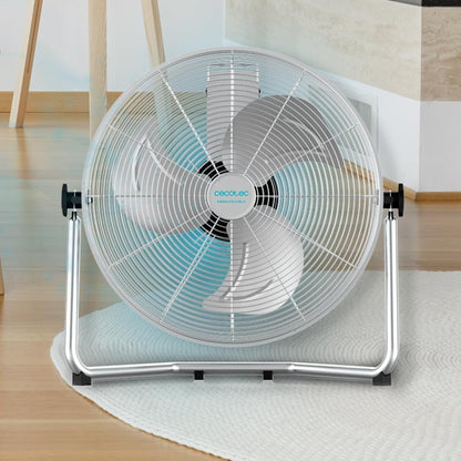 Cecotec Ventoinha industrial EnergySilence 4100 Pro. 100 W, 3 pás metálicas de 18" de diâmetro, motor de cobre, 3 velocidades, inclinação ajustável, sistema de segurança