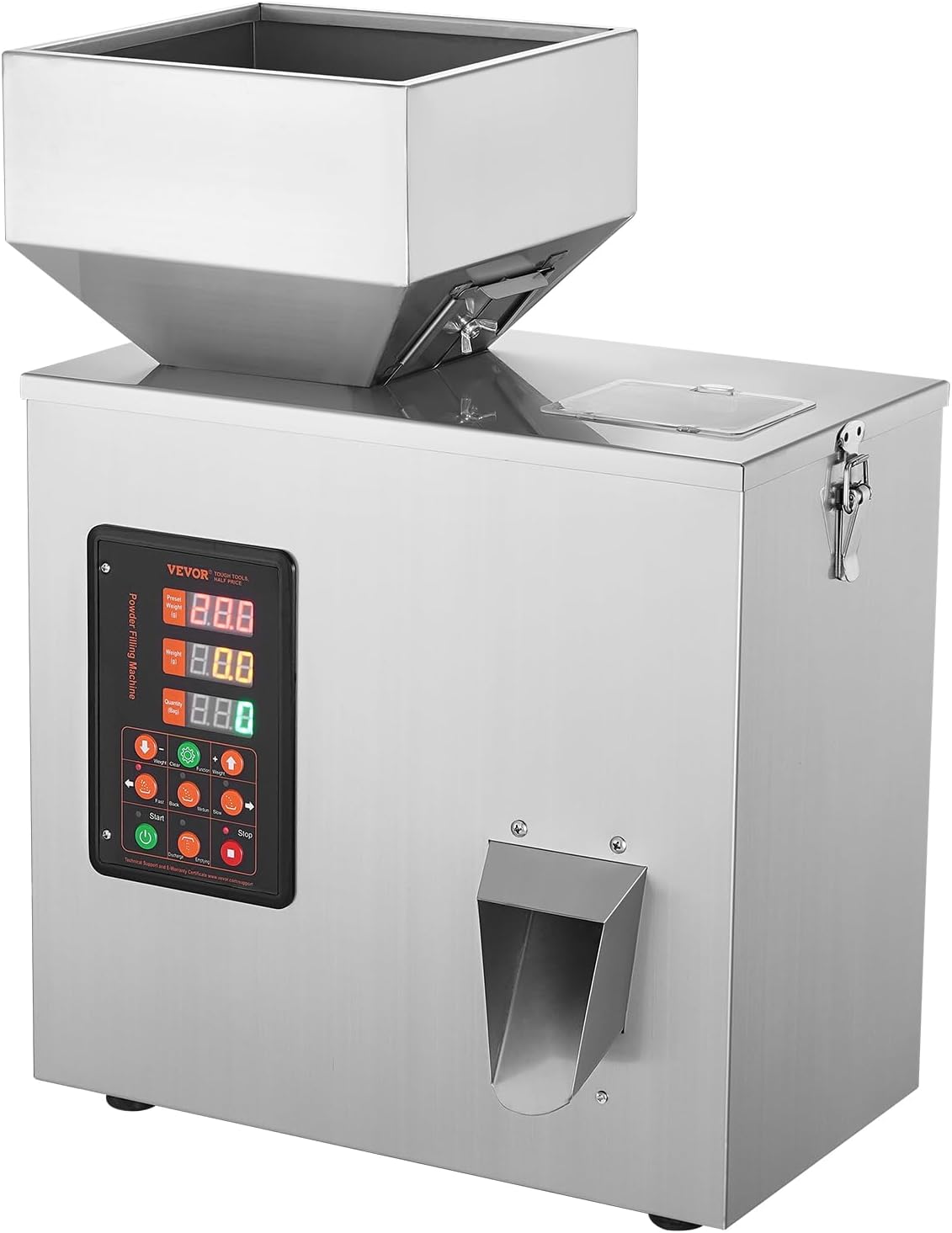 VEVOR Máquina de enchimento de pó, 1-100 g, máquina de enchimento automática inteligente