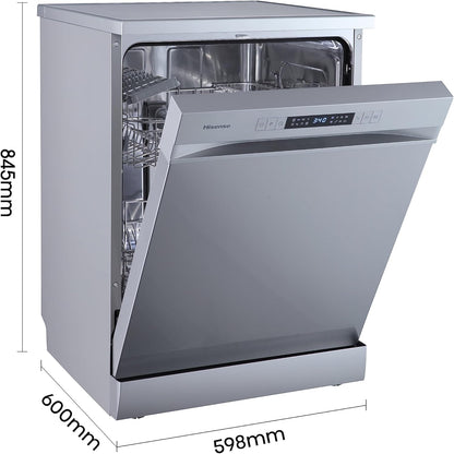 Hisense HS622E10X - Máquina de lavar louça, capacidade para 13 serviços, 60 cmHisense HS622E10X - Máquina de lavar louça, capacidade para 13 serviços, 60 cm