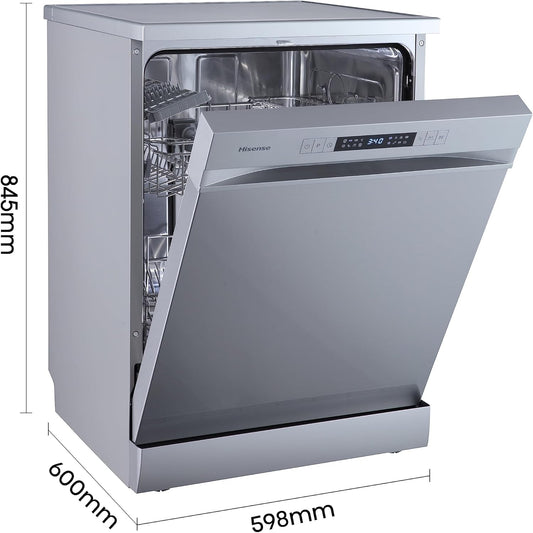 Hisense HS622E10X - Máquina de lavar louça, capacidade para 13 serviços, 60 cmHisense HS622E10X - Máquina de lavar louça, capacidade para 13 serviços, 60 cm