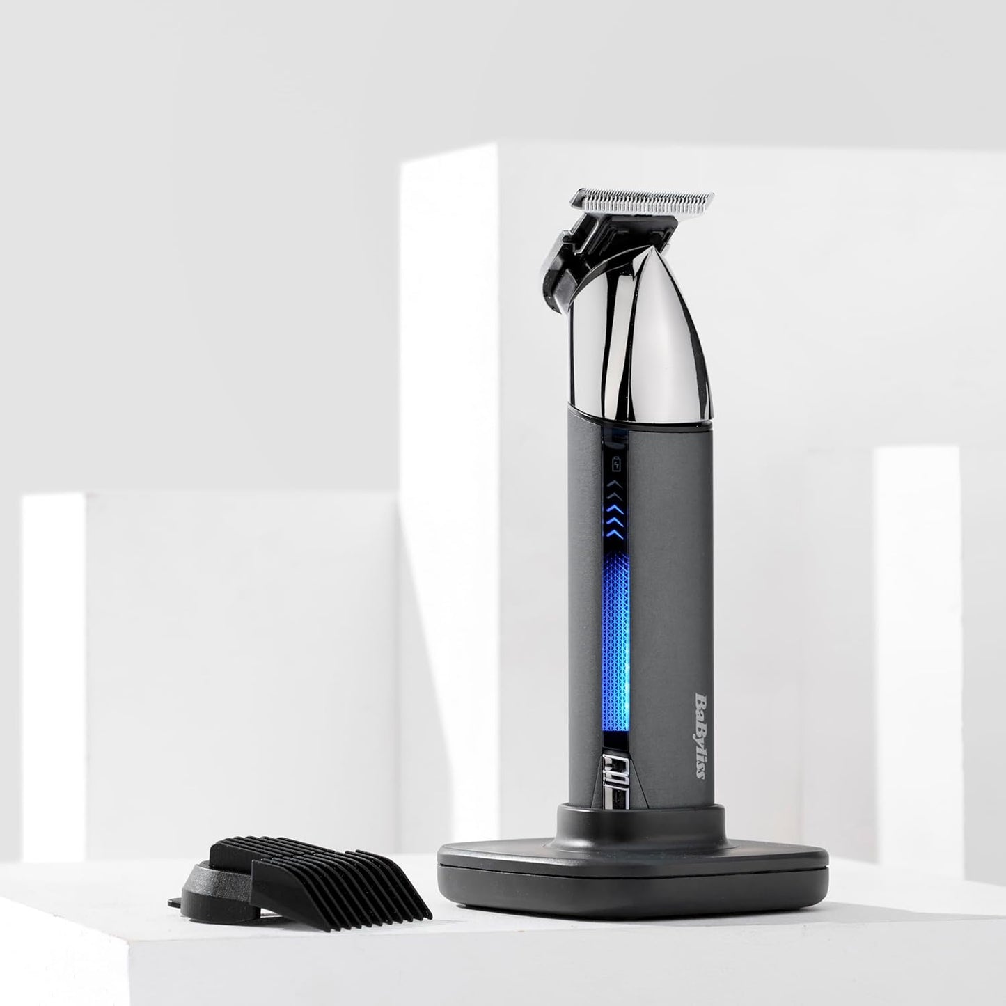 BaByliss Super-X - Aparador de barba metálico, Preto (T996E)