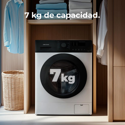 Cecotec Máquina de Lavar e Secar Combinada de 7 Kg