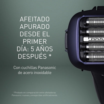 Panasonic Série 800 ES-LV67 Máquina de barbear premium (Motor ultrarrápido, 5 lâminas de precisão nanométrica, cabeça multiflexível com 16 direções