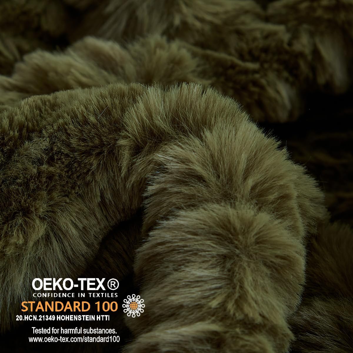 Roupa de cama de pelúcia de 155 x 220 cm, cor verde escuro, macia, de pelo comprido, de inverno, quente e aconchegante, flanela polar, toque de caxemira, capa nórdica com fecho de correr e 1 capa de