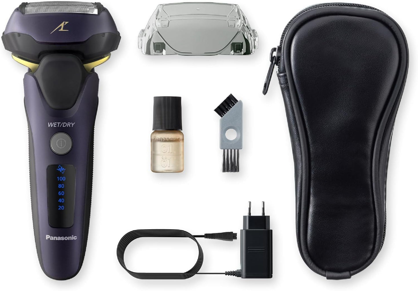 Panasonic Série 800 ES-LV67 Máquina de barbear premium (Motor ultrarrápido, 5 lâminas de precisão nanométrica, cabeça multiflexível com 16 direções