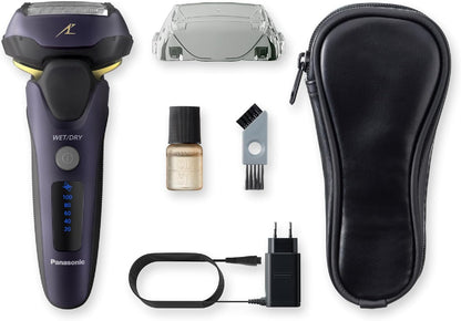 Panasonic Série 800 ES-LV67 Máquina de barbear premium (Motor ultrarrápido, 5 lâminas de precisão nanométrica, cabeça multiflexível com 16 direções