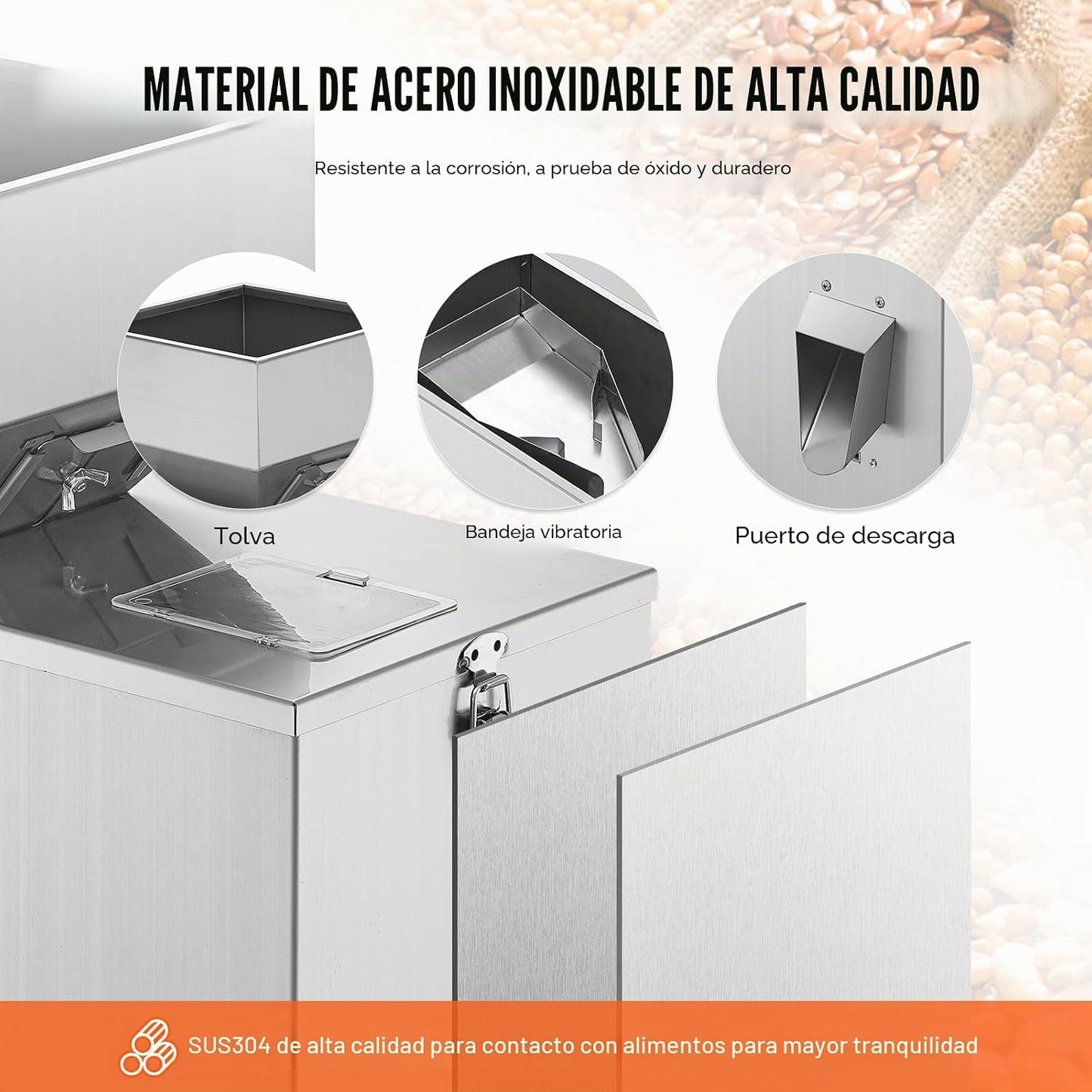 VEVOR Máquina de enchimento de pó, 1-100 g, máquina de enchimento automática inteligente