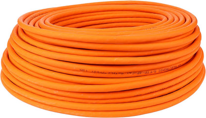 50 m 25 GBase-T / 40 GBase-T Cat8.1 2000 MHz PIMF LSZH 4 x 2 x AWG23 cabo de instalação de blindagem cabo de rede Gigabit S/FTP cabo LAN cabo de dados cabo de instalação [Classe energética A+++]