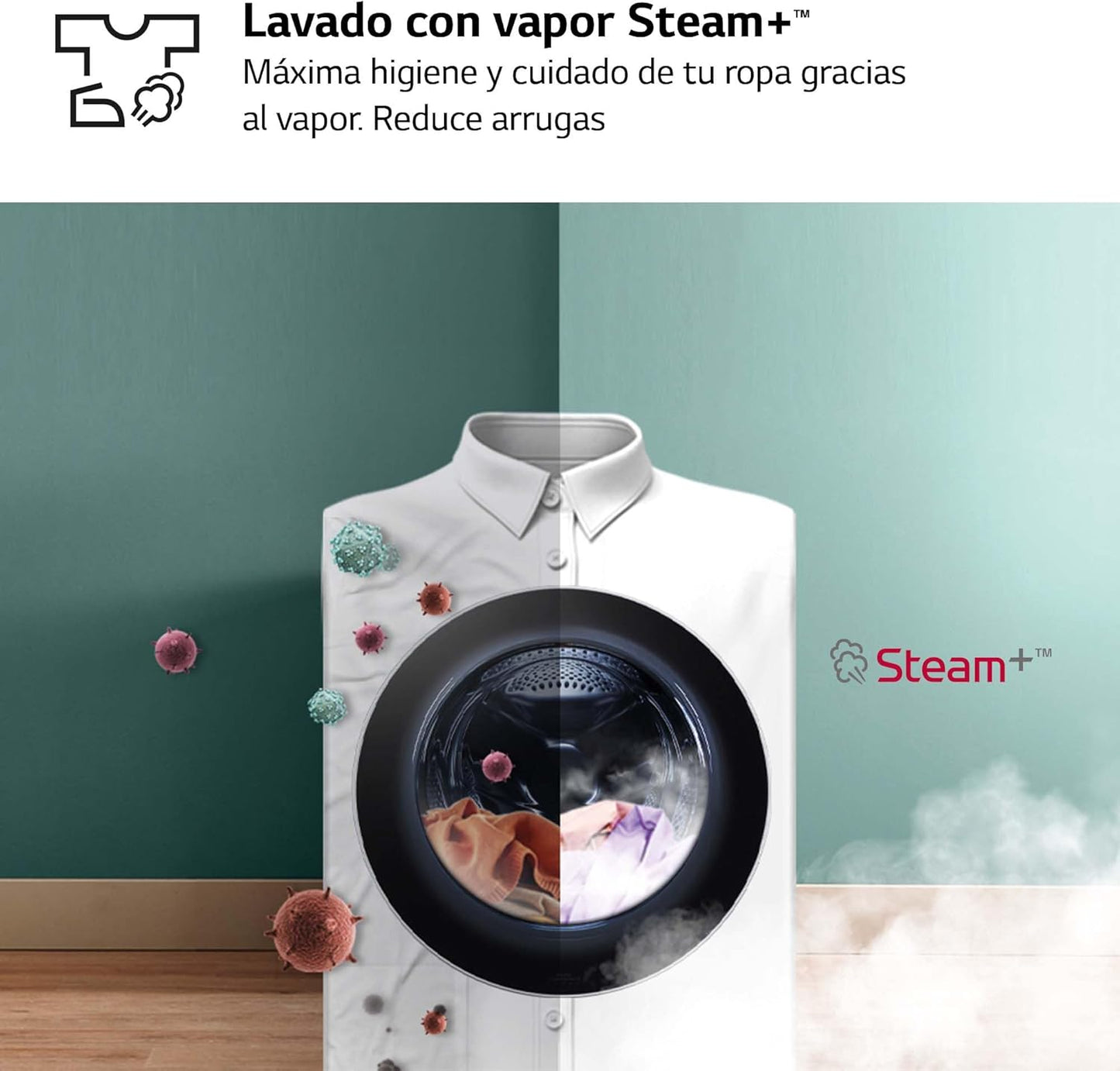 LG F4WR6010A1W - Máquina de lavar Inteligente, 10kg,
