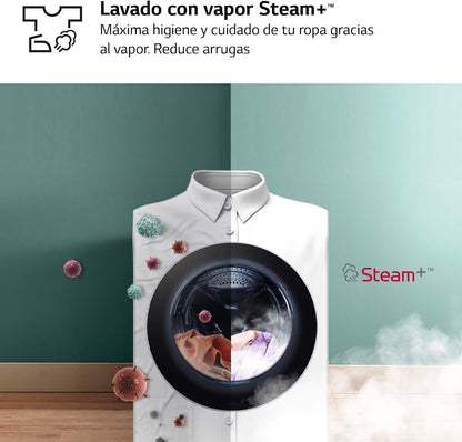 LG F4WR6010A1W - Máquina de lavar Inteligente, 10kg,