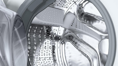 Bosch Máquina de lavar roupa, instalação livre, 8 kg, série 6, EcoSilence, branco, WUU28T63ES | Cuide das suas roupas e da sua casa com o motor EcoSilence para uma lavagem discreta e eficiente. [Classe energética A]