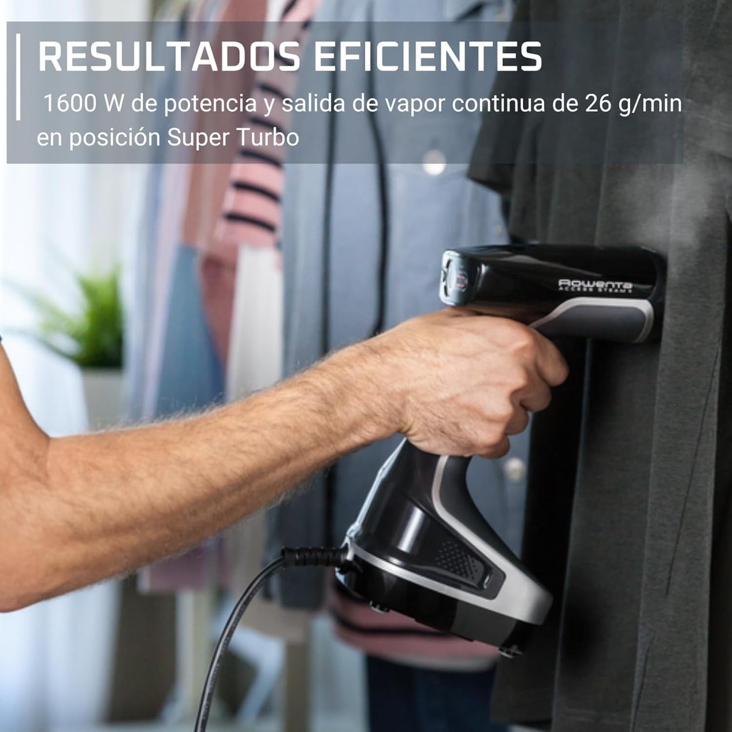 Rowenta Access Steam+ DR8150 - escova de vapor, ferro vertical de 1600 W,