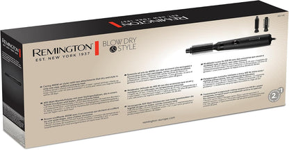 Remington Escova de Ar Blow Dry & Style - Modelador de Cabelo, 2 Acessórios, Modela e Dá Volume, Escova Secadora, Ótimo para Cabelo Curto, 400 W, 2 Temperaturas e 2 Velocidades - AS7100