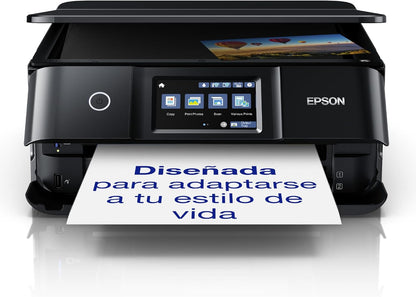 Epson Expression Photo XP-8700, Impressora fotográfica WiFi A4 multifunções 3 em 1 com impressão dupla face (duplex), ecrã tátil, bandeja independente de fotografia, tinta 6 cores, preto