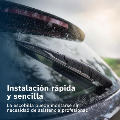 Bosch Limpa-vidros Traseiro H306 - Excelente Desempenho de Limpeza - Lâmina de Substituição para Vidro Traseiro - 1 Lâmina, 300mm | Desempenho ideal de limpeza - escova individual de substituição para luneta traseira