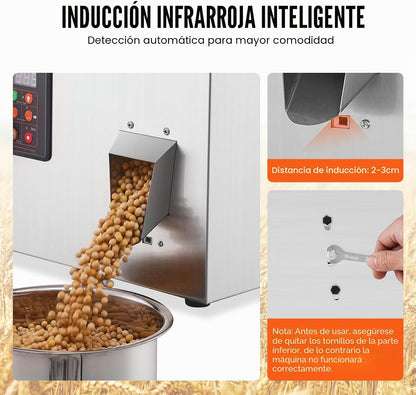 VEVOR Máquina de enchimento de pó, 1-100 g, máquina de enchimento automática inteligente