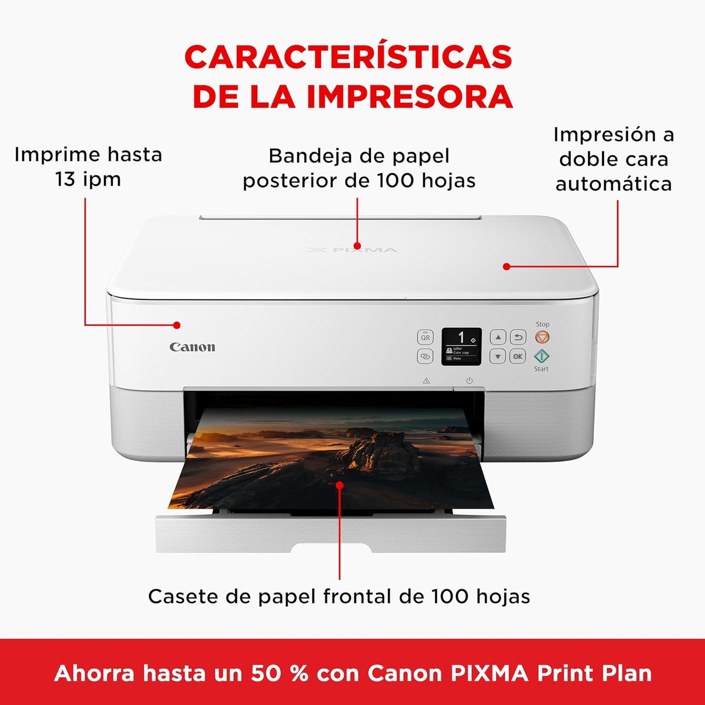 Canon PIXMA TS5351i – Impressora Multifuncional para