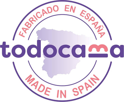 Todocama – Capa nórdica de microfibra para edredão de toque extra macio. (Beig - Cama 200-260x240cm).