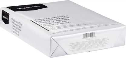 Amazon Basics Papel multiusos para impressora A4 80 g/m², 2500 Unidades, 5 Pacotes de 500, Branco