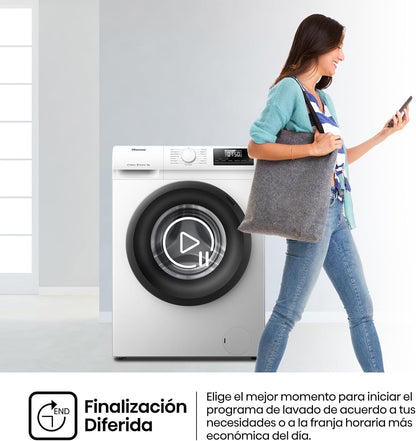 Hisense WF1Q8041BW2 - Máquina de lavar, Classe A, 8 Kg