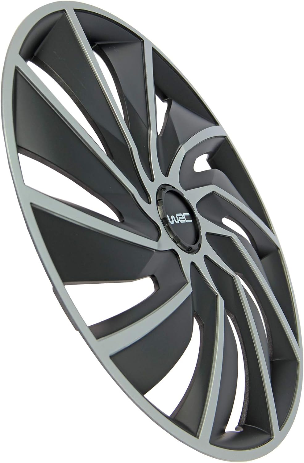 WRC 007599 4 tampões, 16 polegadas, turbo bicolor preto e cinzento