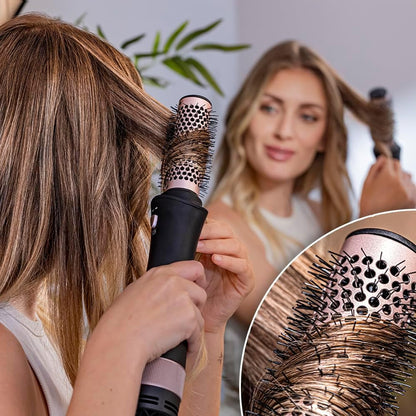 Cecotec Escova de Ar 10 em 1 Bamba CeramicCare 10in1 Styler, 1000 W, 10 Cabeças Intercambiáveis, 3 Temperaturas e 2 Velocidades, Revestimento de Cerâmica, Função Ar Frio
