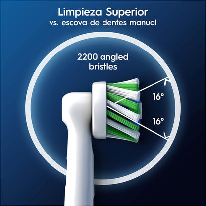 Oral-B Pro CrossAction Peças sobresselentes originais para escova de dentes elétrica