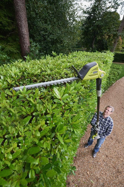 RYOBI - Corta-sebes sem fios com haste 18V One+ - Lâminas de 45cm