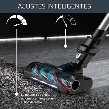 Rowenta Xforce Flex 9.60 Aqua RH20C2 – Aspiradora escoba sem fio de 250 W de potência, aspira e lava, função 4 em 1, chão, sofá, parede, tecnologia Flex, inclui acessórios