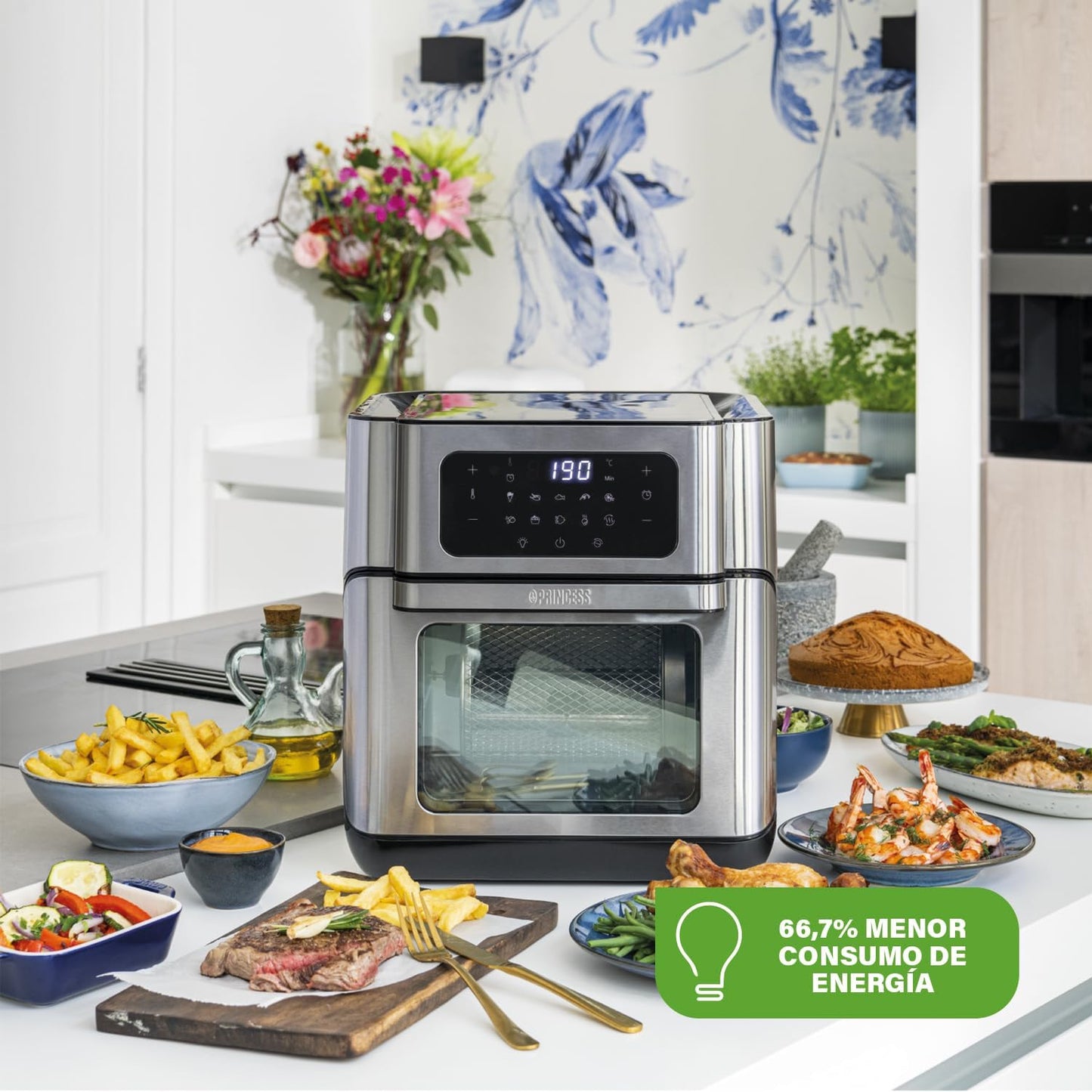 Princess 182065 Fritadeira sem óleo e Forno de 10 L