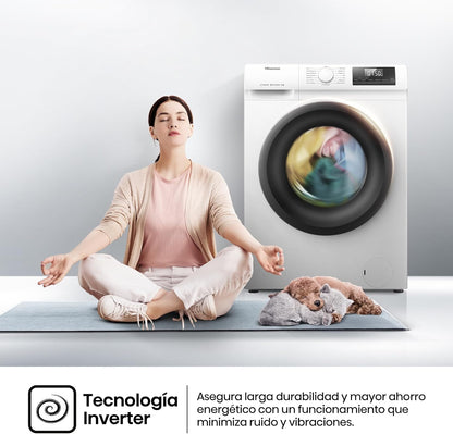 Hisense WF1Q8041BW2 - Máquina de lavar, Classe A, 8 Kg