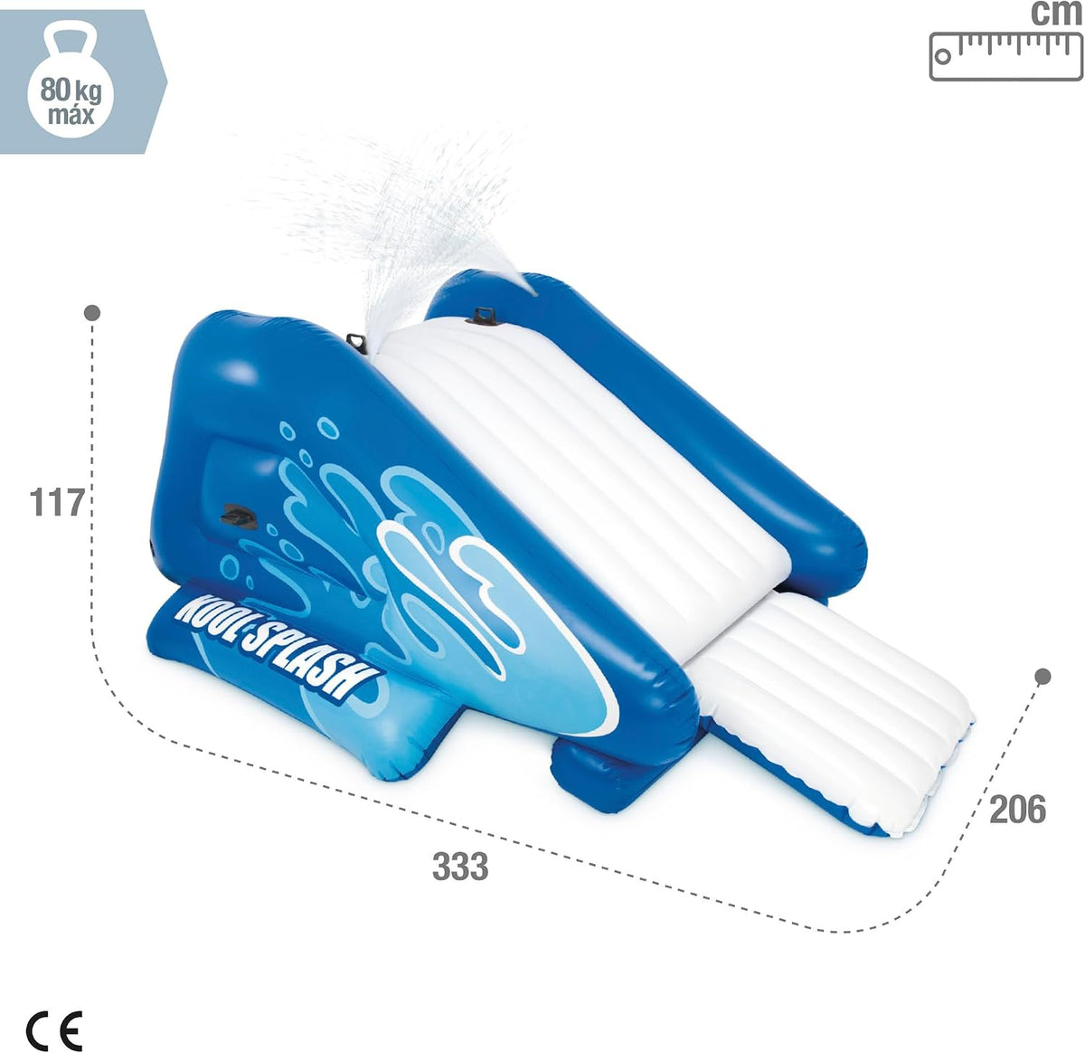 Intex 58849NP - Escorrega insuflável com 2 pulverizadores 333 x 206 x 117 cm