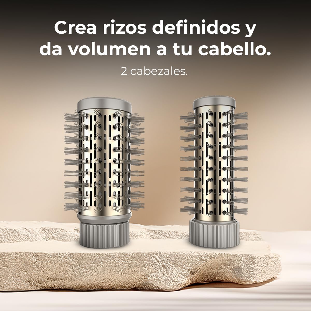 Cecotec Escova de ar com 2 cabeças CeramicCare 2 em 1 Gyro. 1000 W,