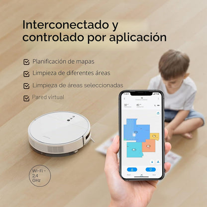 Dreame F9 Robot aspirador e limpeza de chão 2 em 1, navegação inteligente, aspiração 2500 Pa recipiente 600 ml,