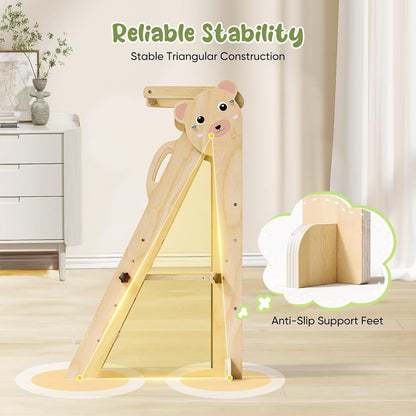 Torre de Aprendizagem Montessori Dobrável para Crianças – Altura Ajustável, 18 Meses a 6 Anos