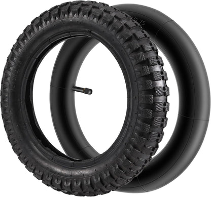 Jevina Pneus 1/2 x 2,75 + tubo para 49 cc, sujos, MX350 MX400, 12 polegadas